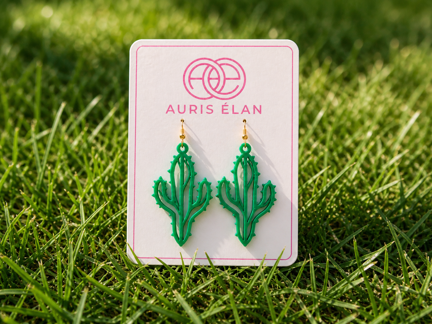 Cactus earrings
