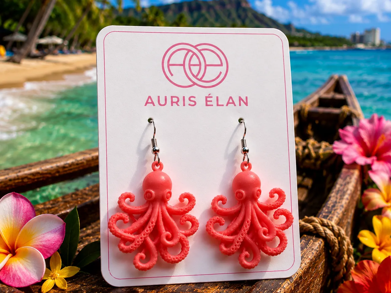 Octopus earrings